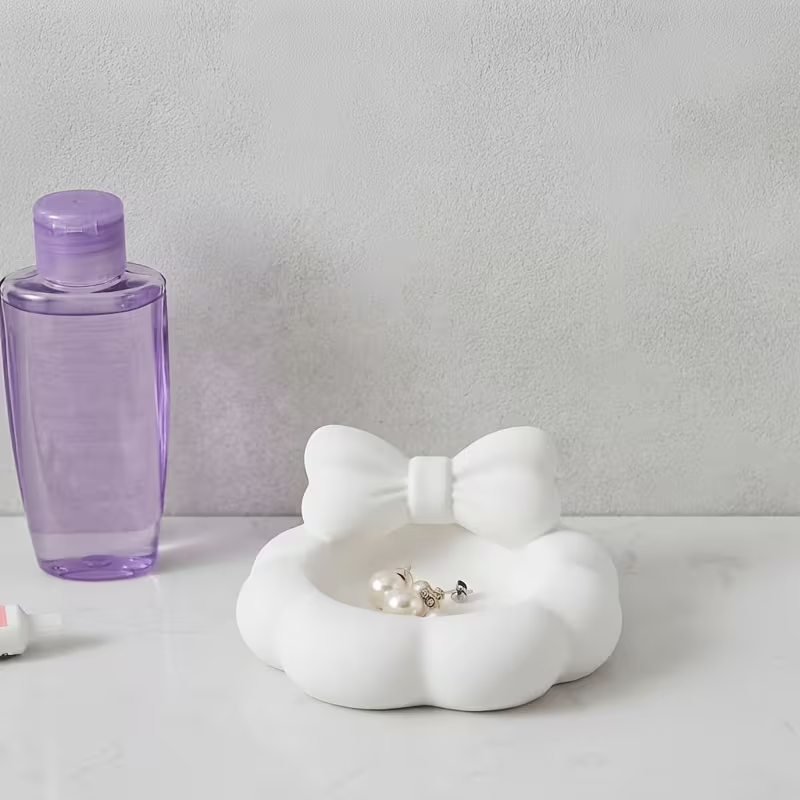 Nampan Perhiasan Hitam Cetak 3 - Organza Ribbon Spool ulasan dan harga