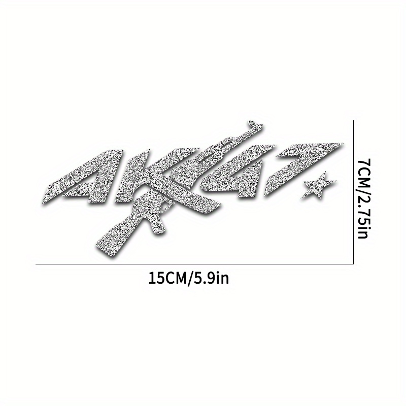 Stiker Motor AK47 Berlian Imit - Glitter Vinyl Roll ulasan dan harga