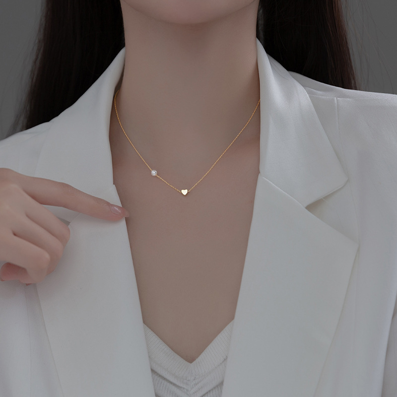 TrustDavis Kalung Choker Mutia - Pearl Trim Chain ulasan dan harga