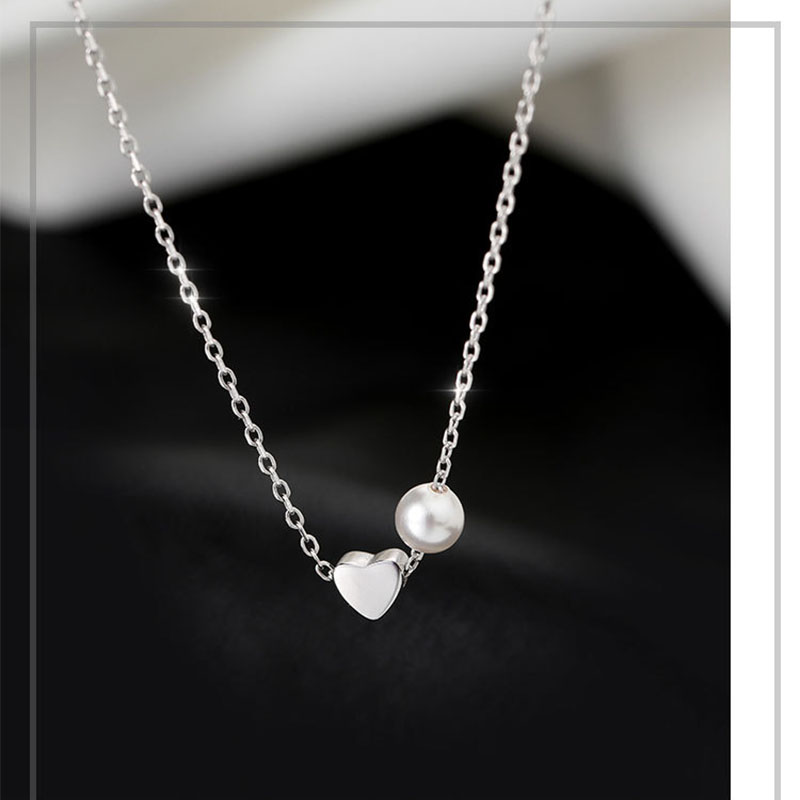 TrustDavis Kalung Choker Mutia - Pearl Trim Chain ulasan dan harga