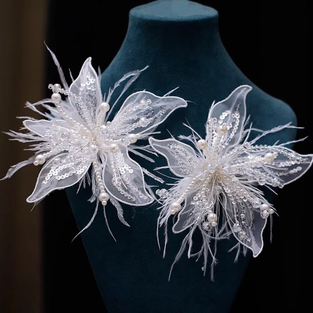 Aplikasi Bunga Organza 3D Muti - Applique Patch Flower ulasan dan harga