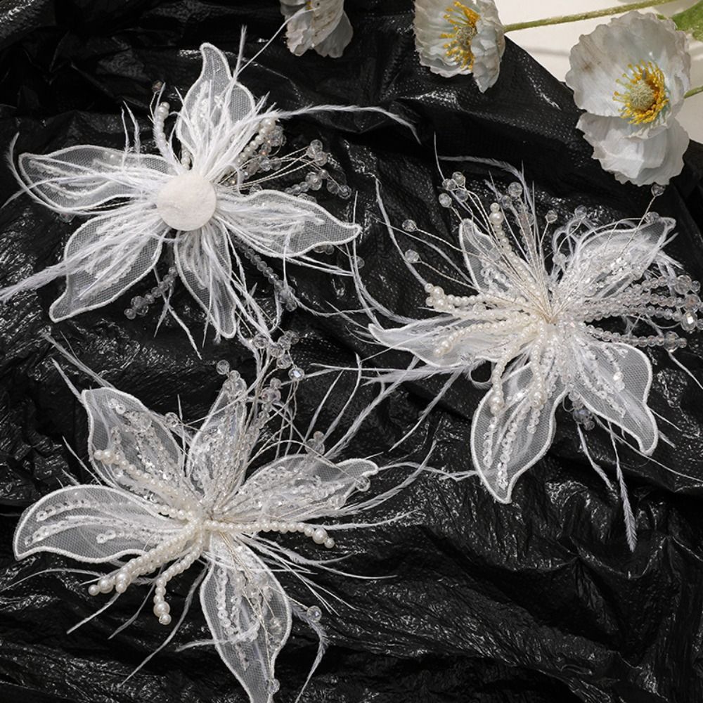 Aplikasi Bunga Organza 3D Muti - Applique Patch Flower ulasan dan harga