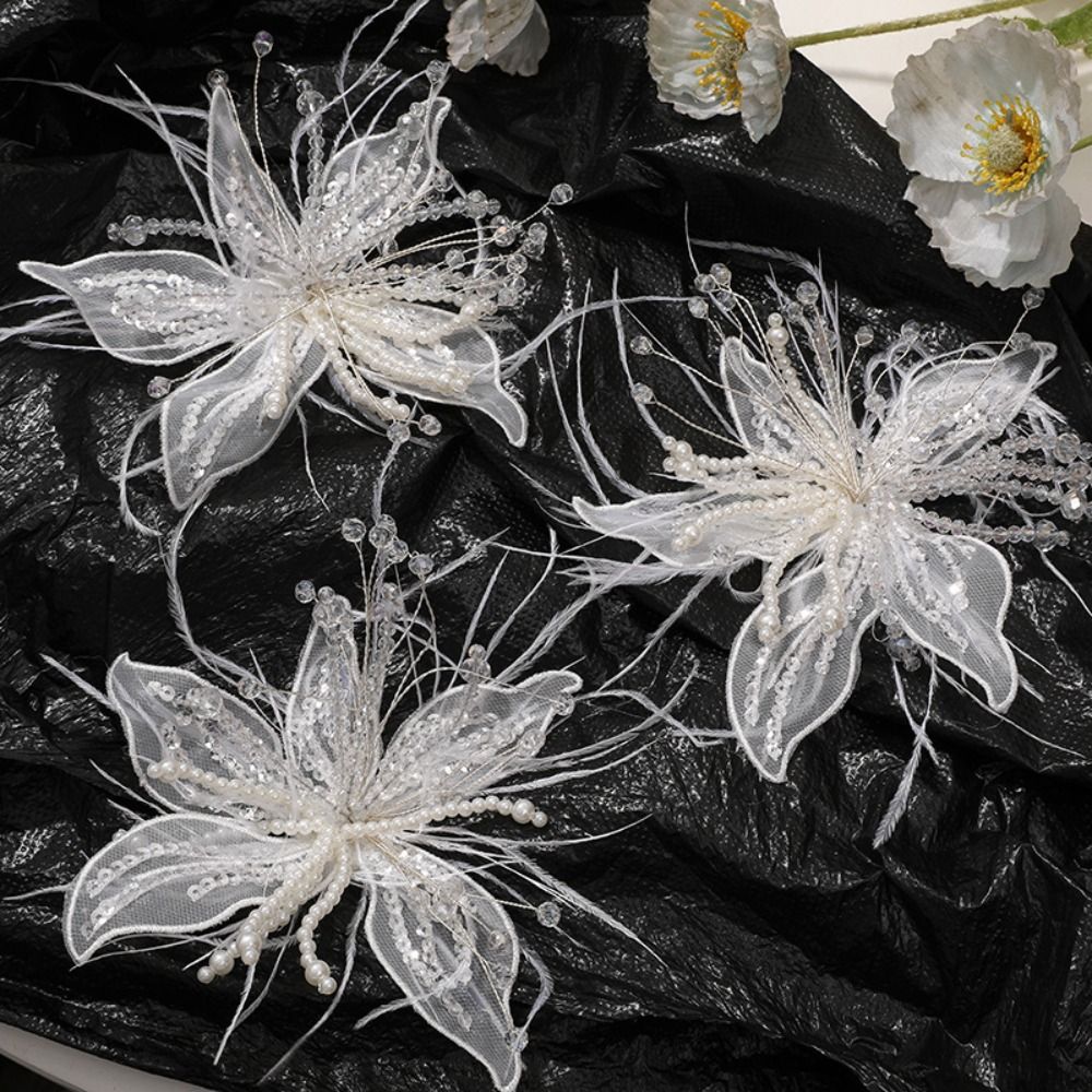 Aplikasi Bunga Organza 3D Muti - Applique Patch Flower ulasan dan harga
