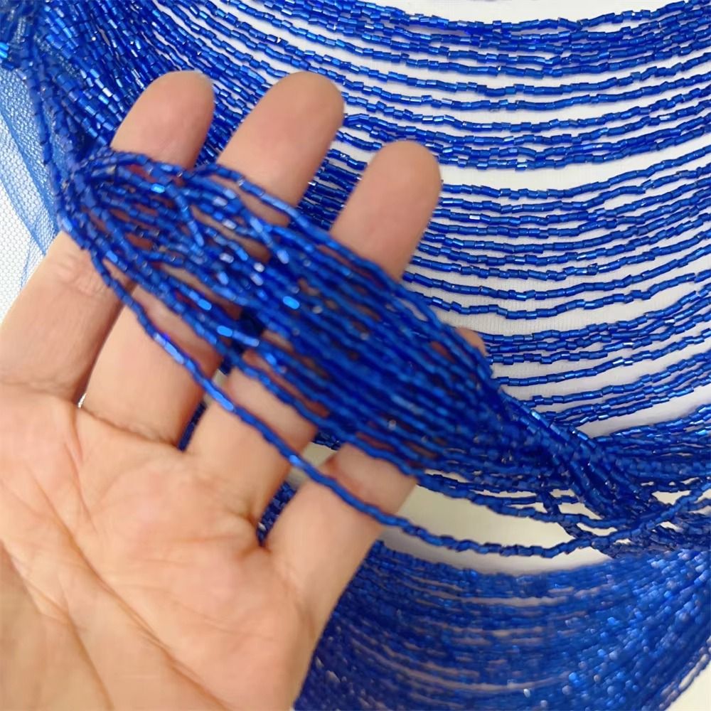Aplikasi Rumbai Berlapis-lapis - Beaded Trim Fringe ulasan dan harga