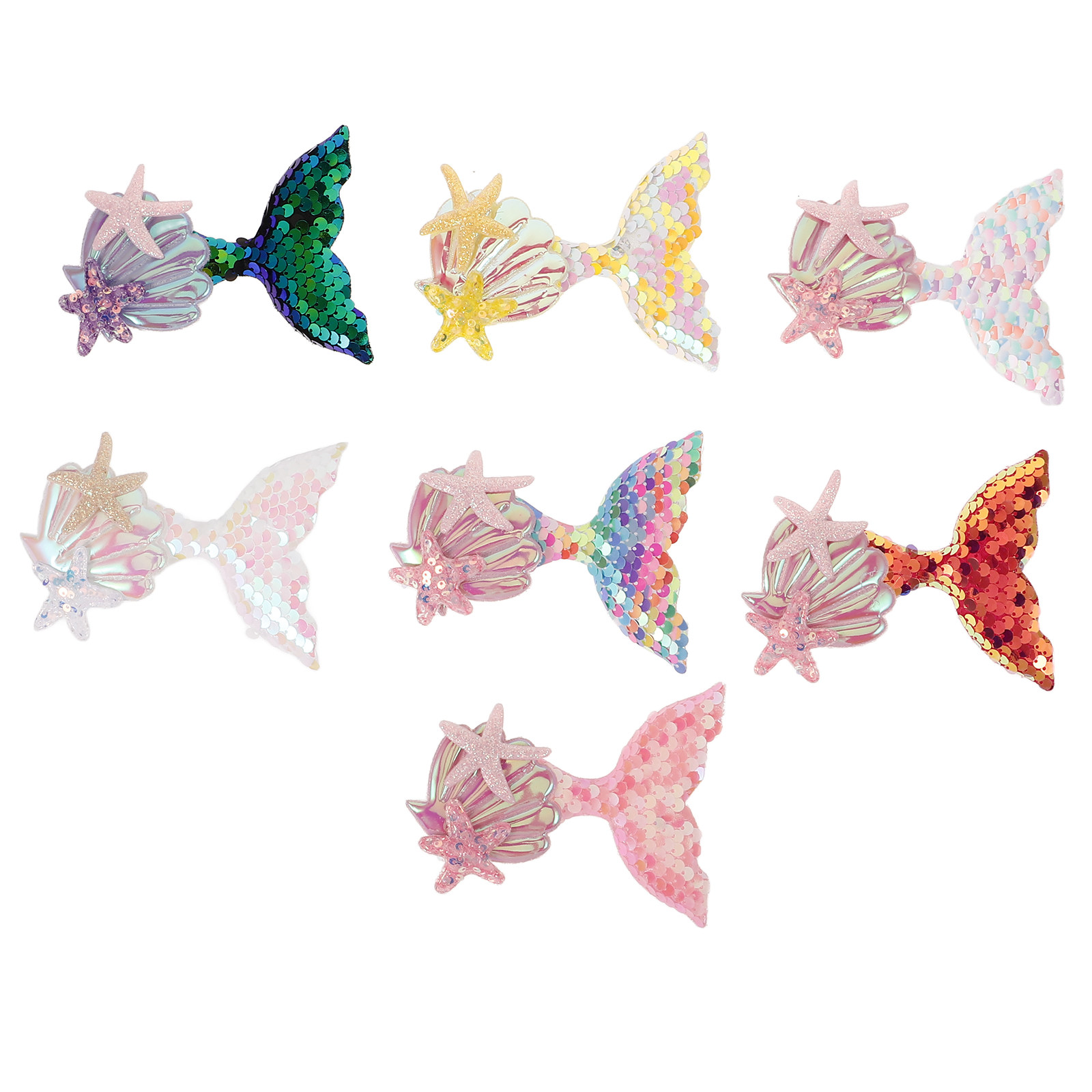 7 buah tempelan kain motif put - Craft Embellishments ulasan dan harga