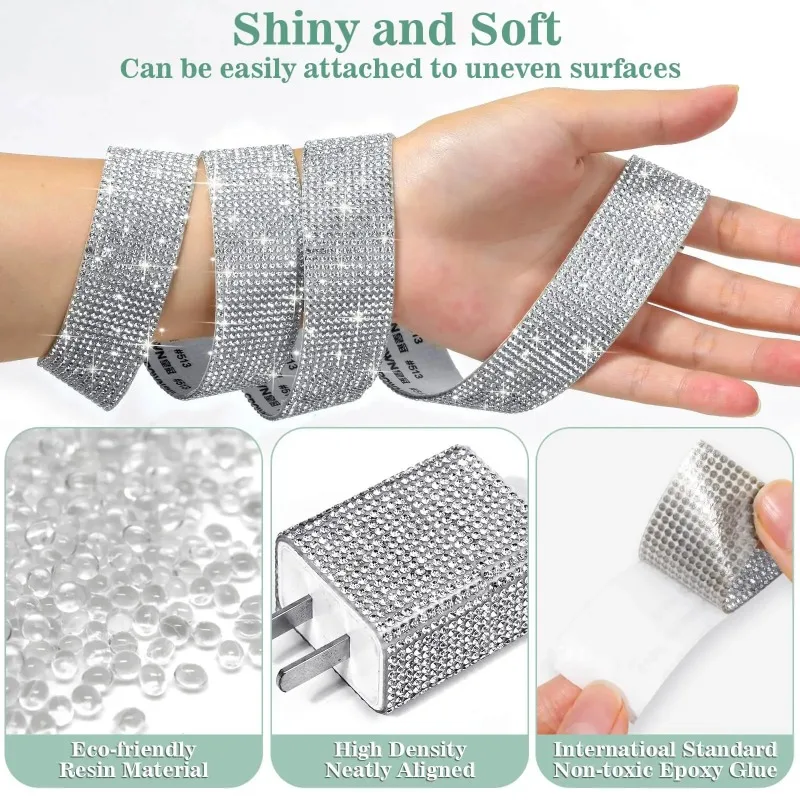 Stiker berperekat berlian imit - Hotfix Rhinestone Sheet ulasan dan harga