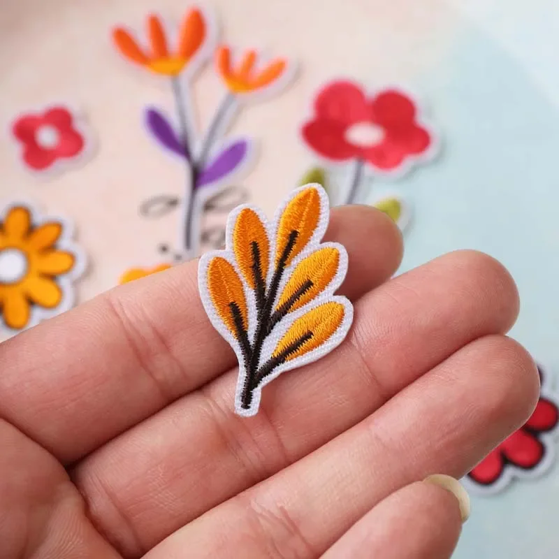 10 Buah Bordir Bunga Menjahit  - Applique Patch Flower ulasan dan harga