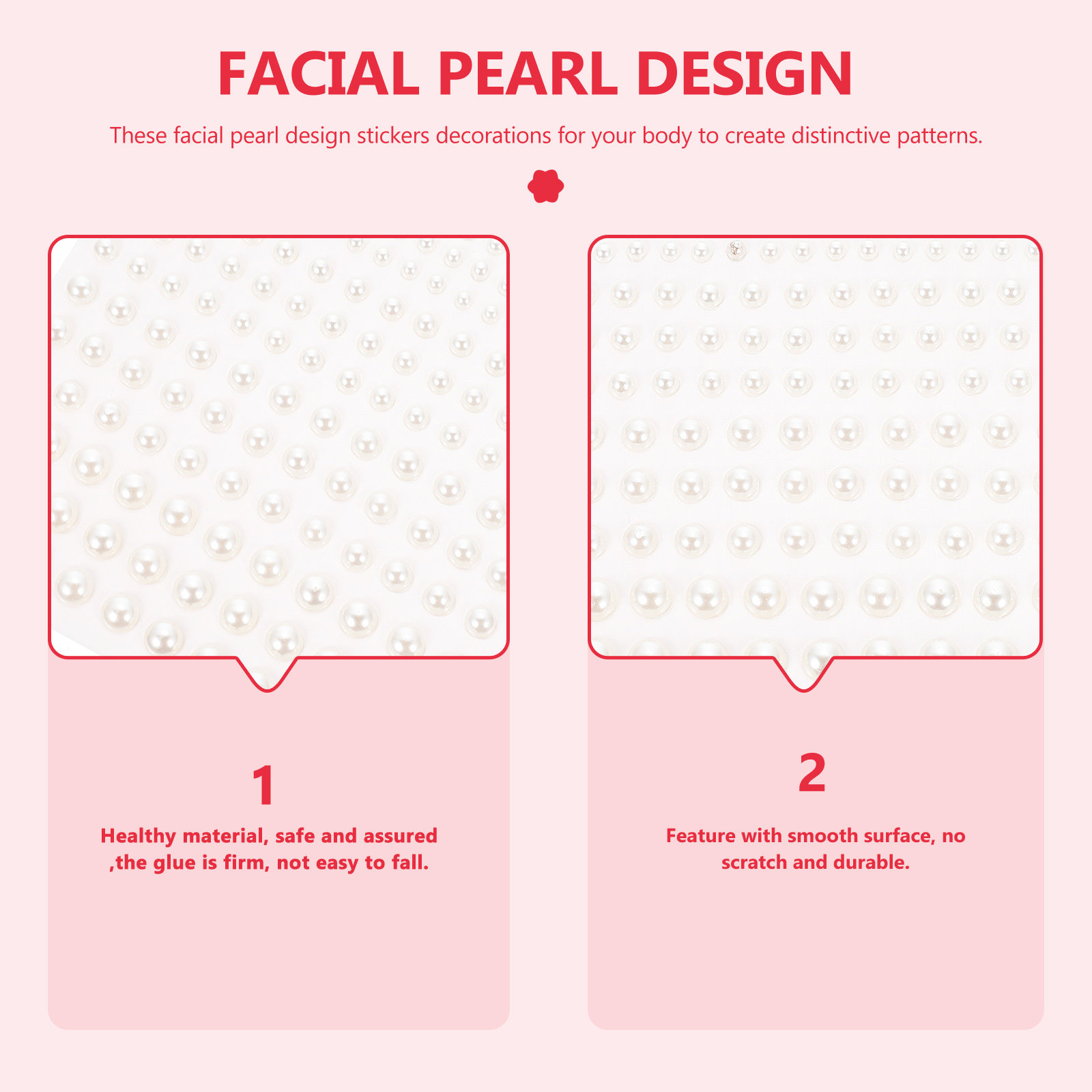 5 buah stiker mutiara untuk wa - Craft Embellishments ulasan dan harga