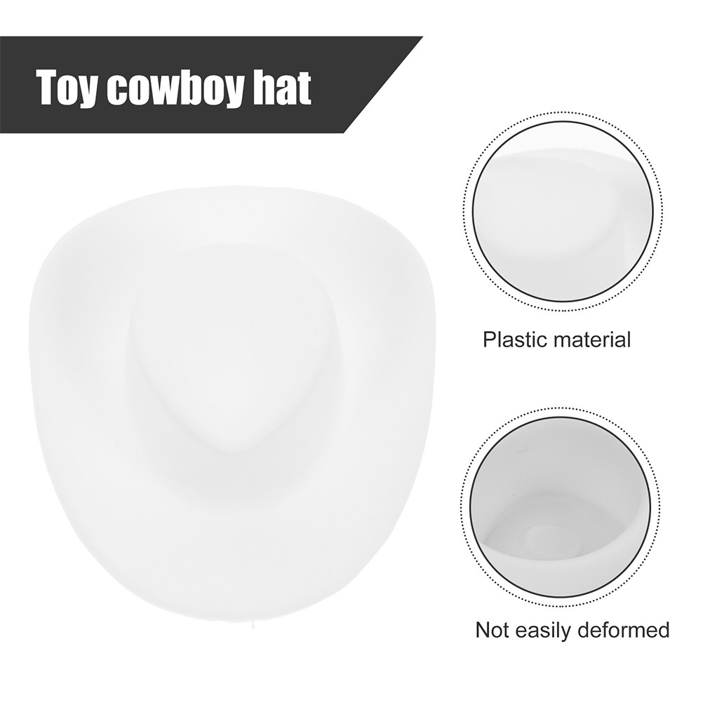 30 Buah Topi Koboi Mini, Topi  - Craft Embellishments ulasan dan harga