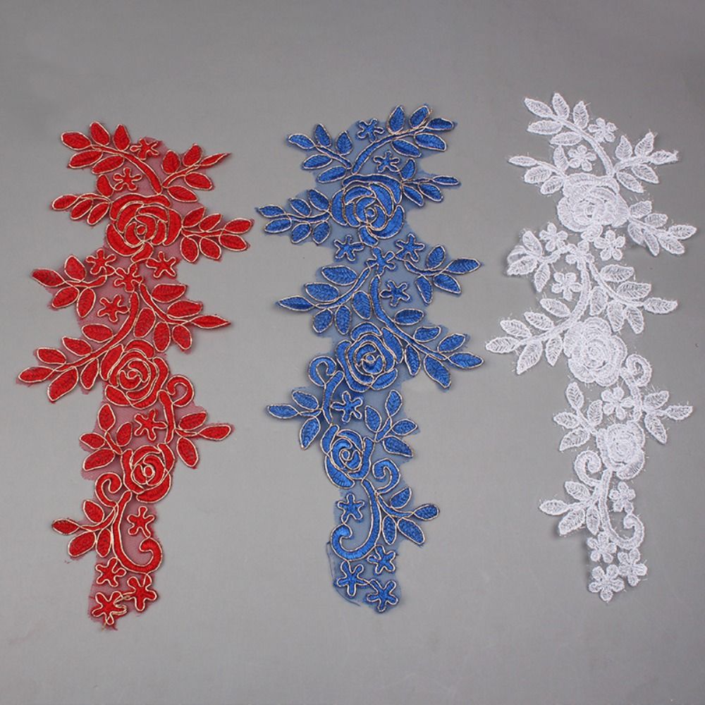 1 Pasang Aplikasi Bunga Bordir - Applique Patch Flower ulasan dan harga