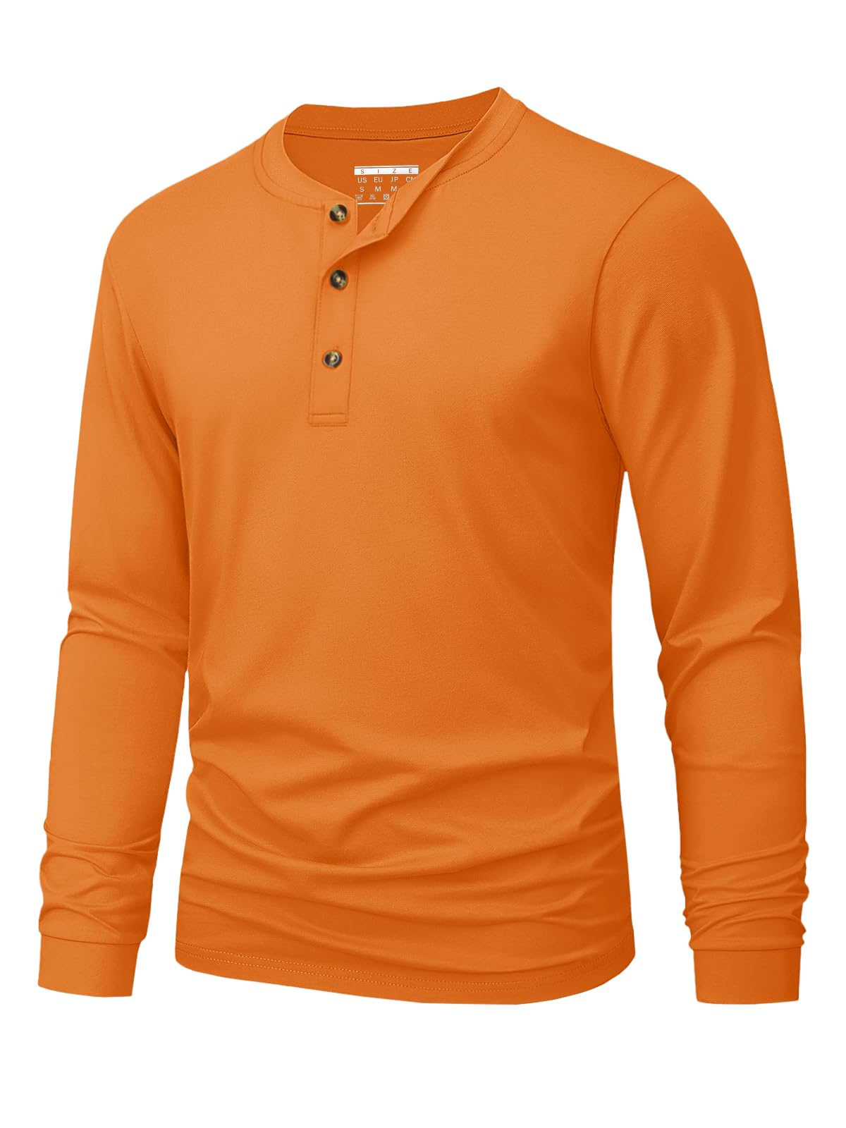 Kaos Henley Pria Polos Warna S - Embellish Knit ulasan dan harga