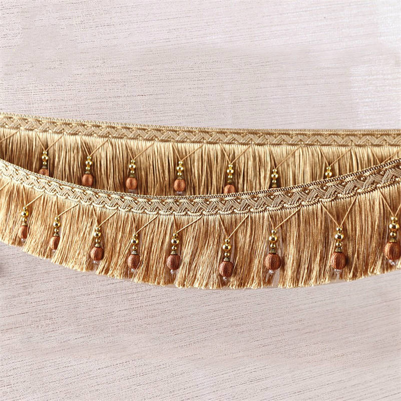 Aksesoris dekorasi DIY, 2/4/6  - Beaded Trim Fringe ulasan dan harga